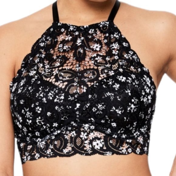 PINK Victoria's Secret Other - Victorias Secret XL Push Up Black Lace Bralette